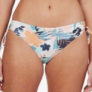 ⭐️BUNDLE AND SAVE⭐️ Roxy Floral Leaf Print Bikini Bottom with Ties